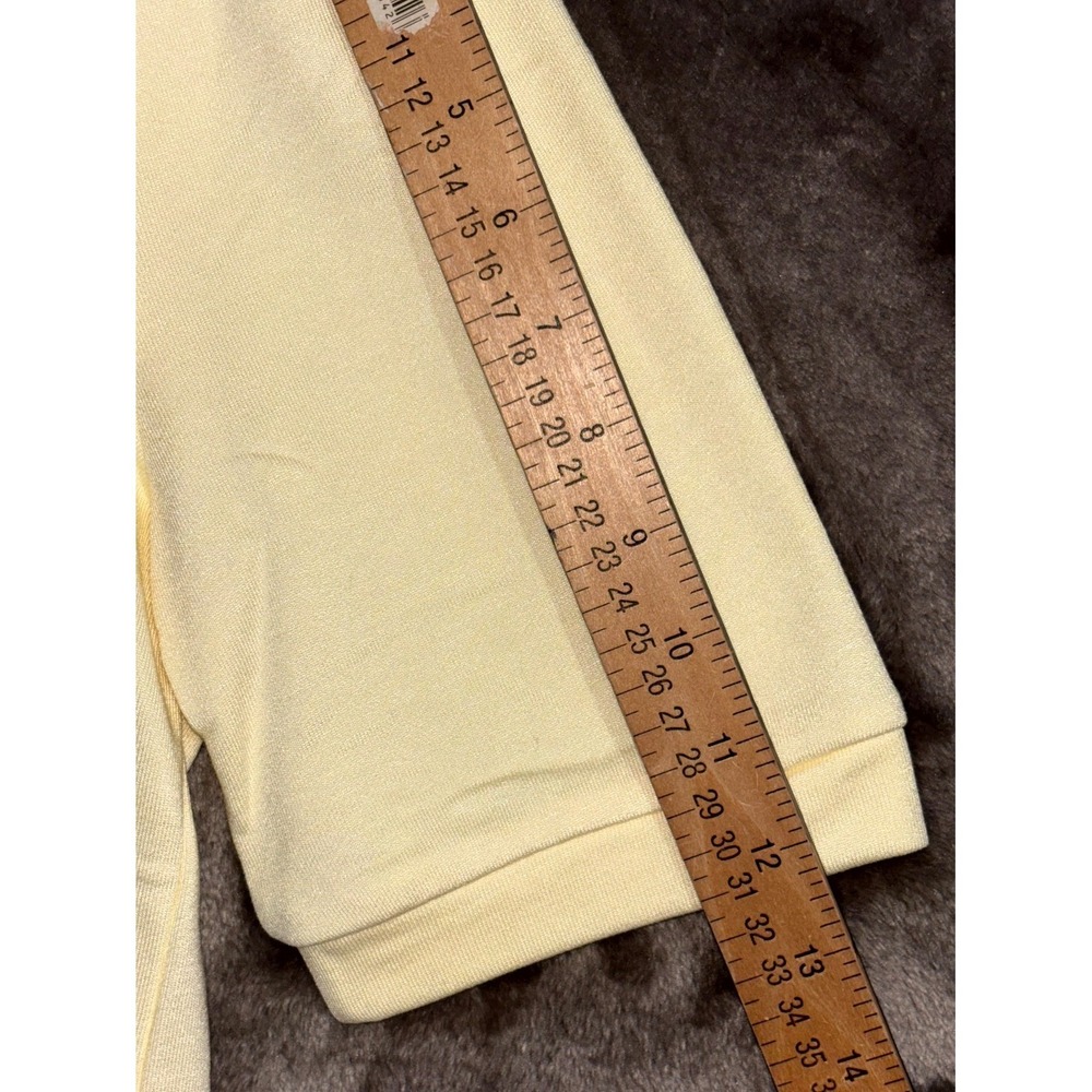 Dance & Marvel Butter Yellow Quarter Zip Top – Womens Medium‎ – NWT - Picture 6 of 9